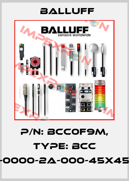 P/N: BCC0F9M, Type: BCC M434-0000-2A-000-45X450-000 Balluff