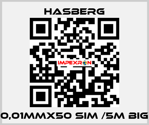0,01MMX50 SIM /5M BIG Hasberg