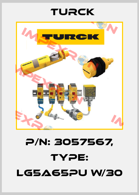 p/n: 3057567, Type: LG5A65PU W/30 Turck