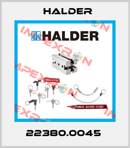 22380.0045  Halder