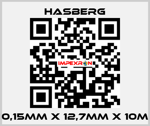 0,15MM X 12,7MM X 10M Hasberg