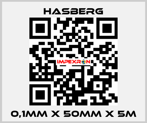 0,1MM X 50MM X 5M Hasberg