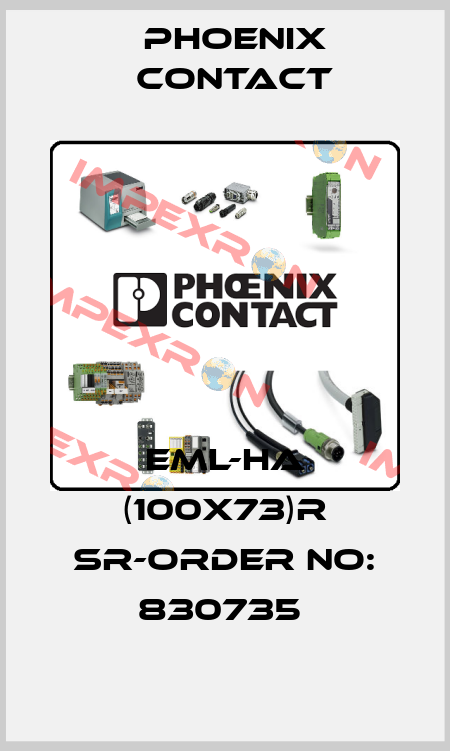 EML-HA (100X73)R SR-ORDER NO: 830735  Phoenix Contact