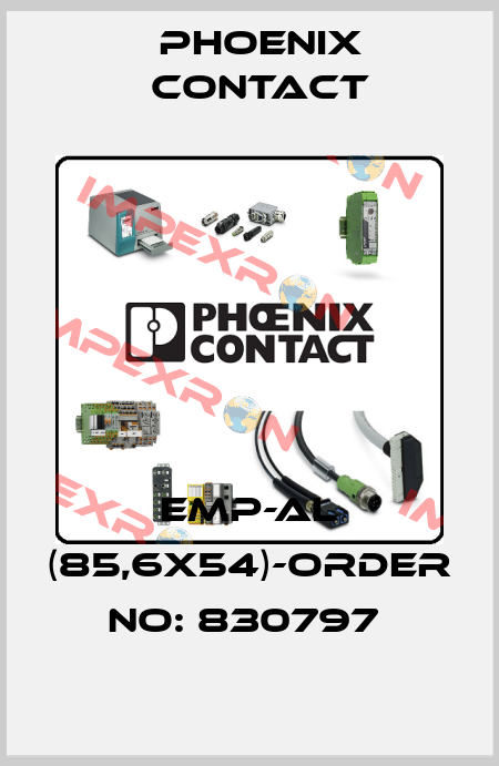 EMP-AL (85,6X54)-ORDER NO: 830797  Phoenix Contact