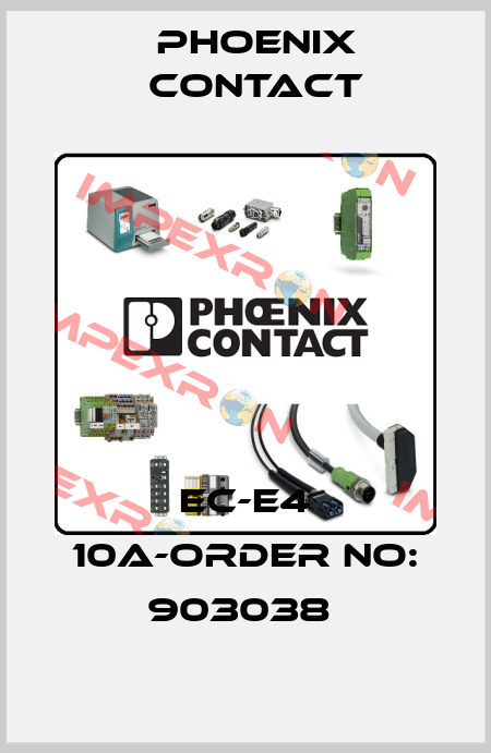 EC-E4 10A-ORDER NO: 903038  Phoenix Contact
