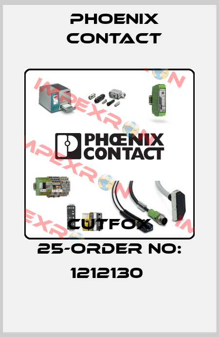 CUTFOX 25-ORDER NO: 1212130  Phoenix Contact