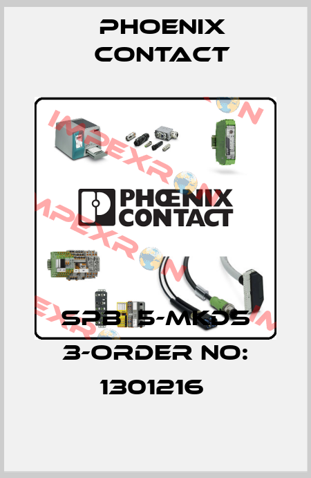SPB  5-MKDS 3-ORDER NO: 1301216  Phoenix Contact