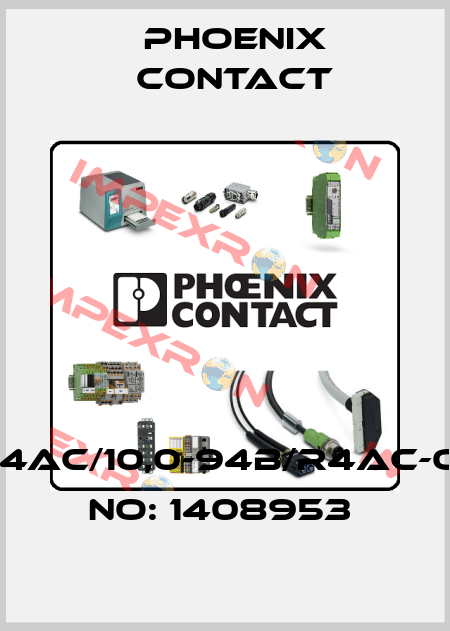 NBC-R4AC/10,0-94B/R4AC-ORDER NO: 1408953  Phoenix Contact