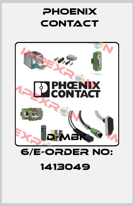D-MBK 6/E-ORDER NO: 1413049  Phoenix Contact