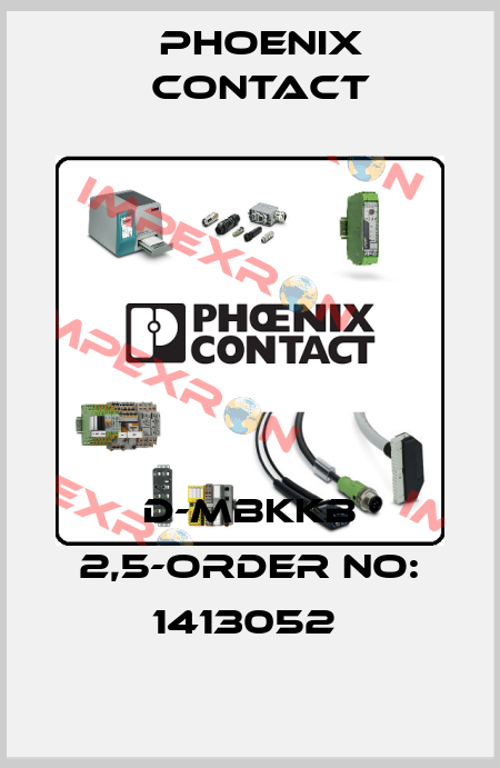 D-MBKKB 2,5-ORDER NO: 1413052  Phoenix Contact