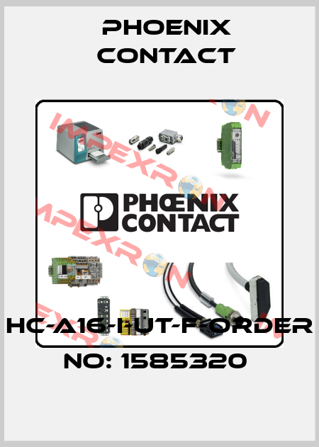 HC-A16-I-UT-F-ORDER NO: 1585320  Phoenix Contact
