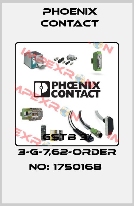 GSTB 3/ 3-G-7,62-ORDER NO: 1750168  Phoenix Contact