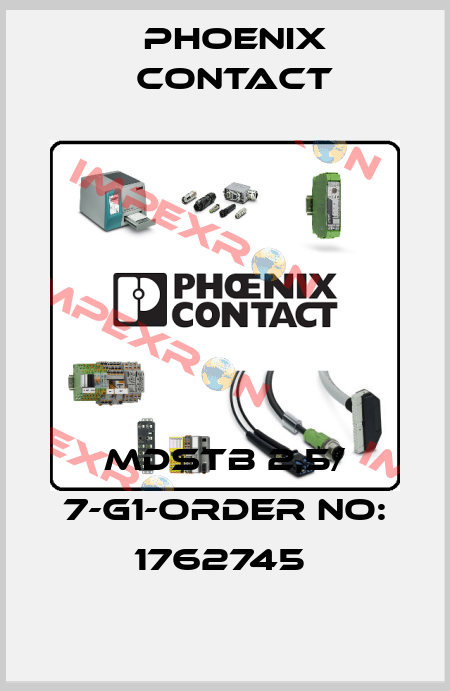 MDSTB 2,5/ 7-G1-ORDER NO: 1762745  Phoenix Contact