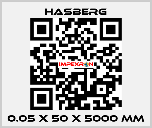 0.05 X 50 X 5000 MM Hasberg
