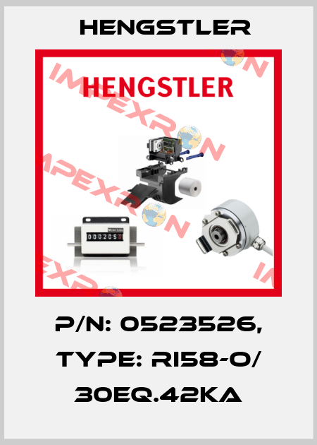 p/n: 0523526, Type: RI58-O/ 30EQ.42KA Hengstler