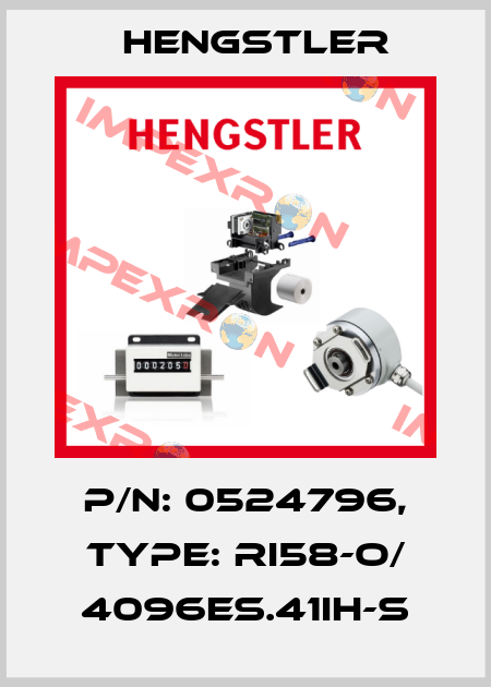 p/n: 0524796, Type: RI58-O/ 4096ES.41IH-S Hengstler