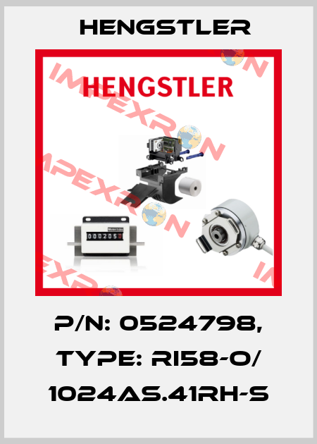 p/n: 0524798, Type: RI58-O/ 1024AS.41RH-S Hengstler