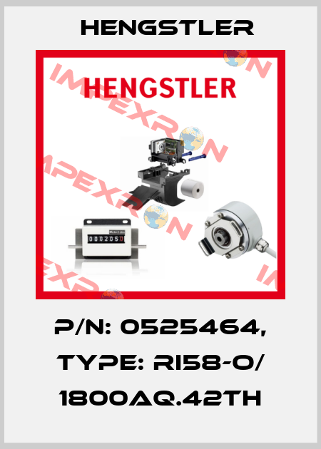 p/n: 0525464, Type: RI58-O/ 1800AQ.42TH Hengstler