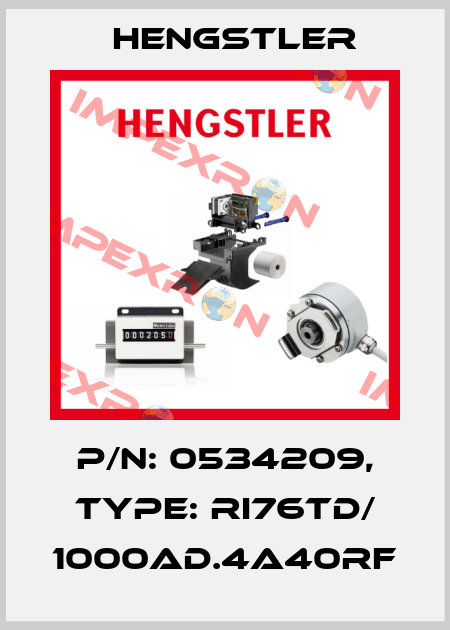 p/n: 0534209, Type: RI76TD/ 1000AD.4A40RF Hengstler