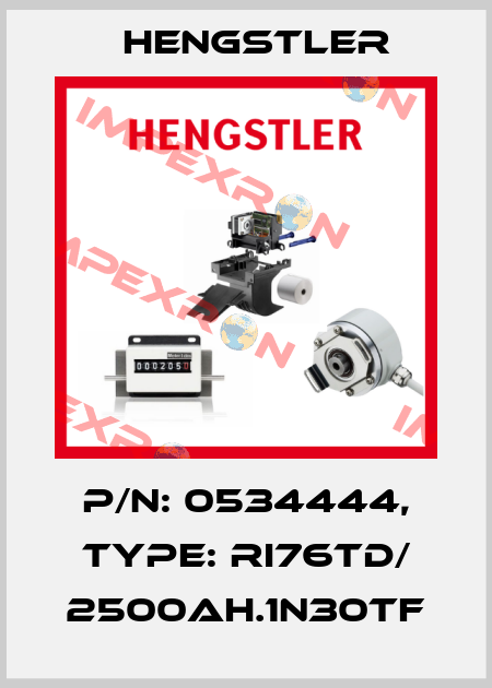 p/n: 0534444, Type: RI76TD/ 2500AH.1N30TF Hengstler