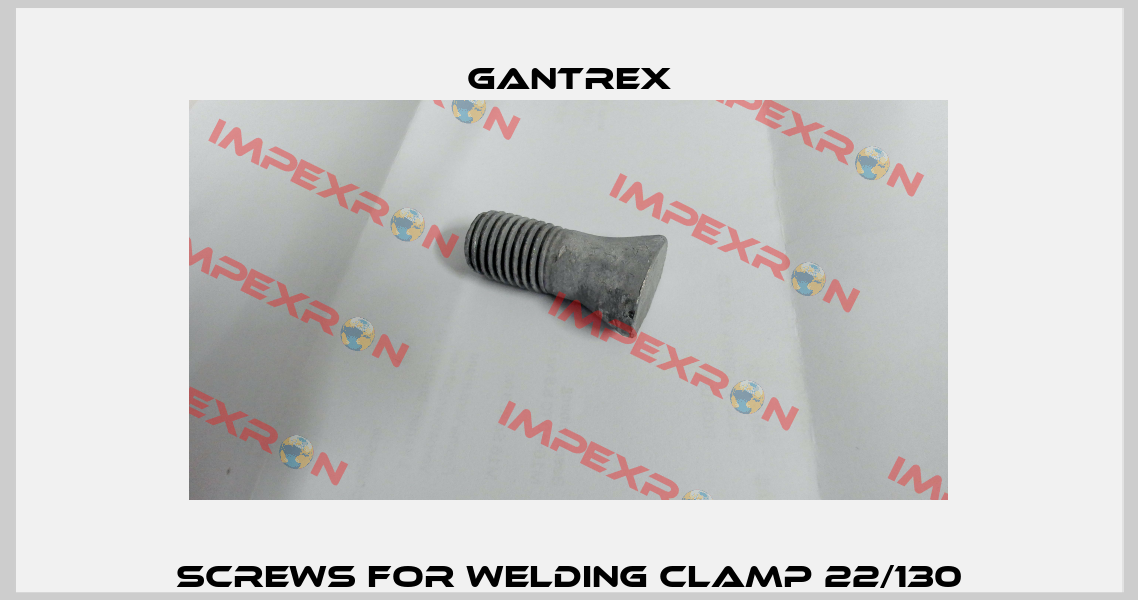 Screws for welding clamp 22/130 Gantrex