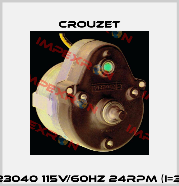 823040 115V/60Hz 24rpm (i=30) Crouzet