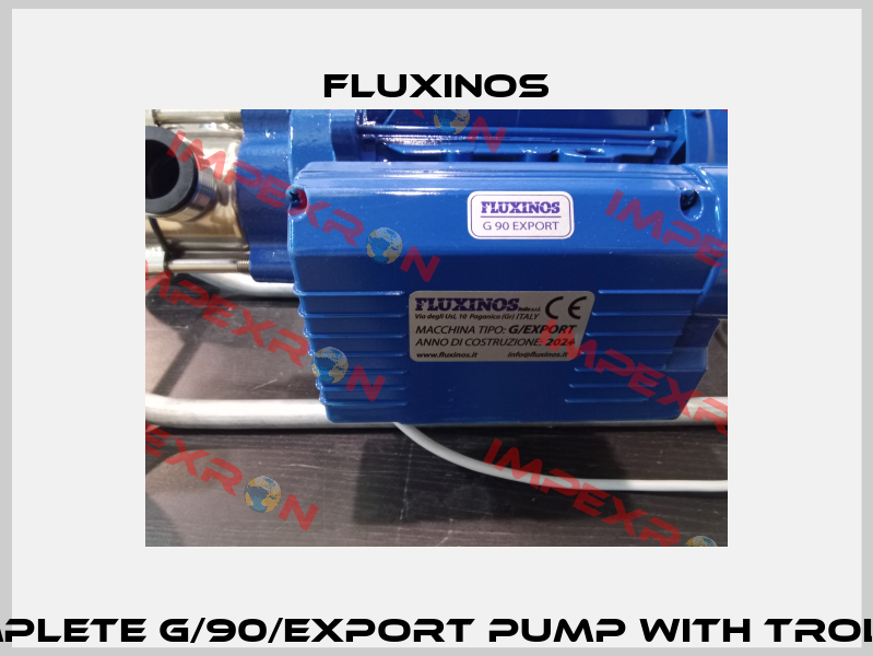 COMPLETE G/90/EXPORT PUMP WITH TROLLEY fluxinos