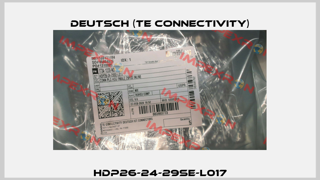 HDP26-24-29SE-L017 Deutsch (TE Connectivity)