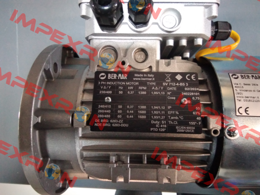 SV 712-4-B5 3 Ber-Mar Motors