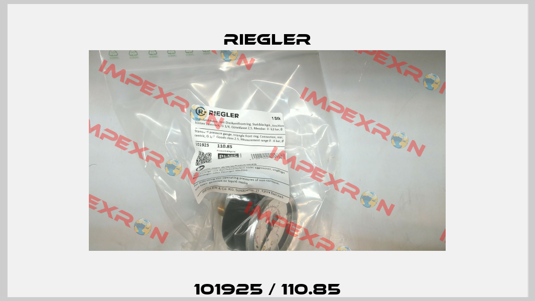 101925 / 110.85 Riegler