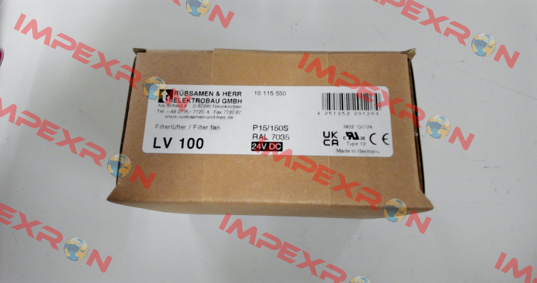 LV 100 24 VDC Rübsamen & Herr