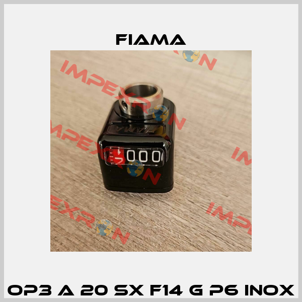 OP3 A 20 SX F14 G P6 INOX Fiama