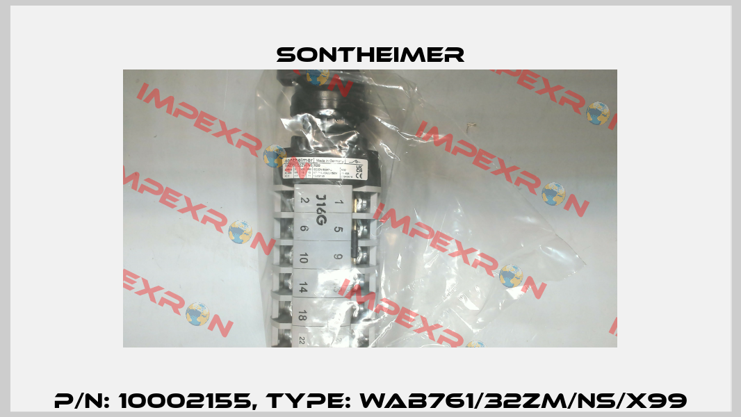 P/N: 10002155, Type: WAB761/32ZM/NS/X99 Sontheimer