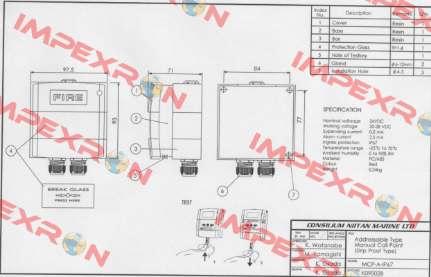 MCP-A IP67  Consilium