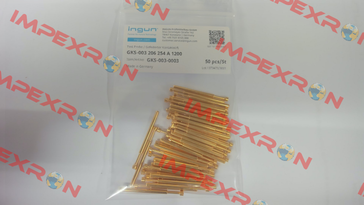 GKS-301 306 254 A1200 Ingun