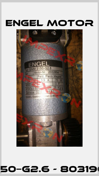 GNM3150−G2.6 - 8031900950 Engel Motor