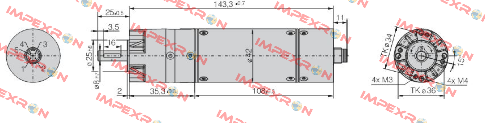 ECI-C-42.40 B00-PX42/5  EBM Papst