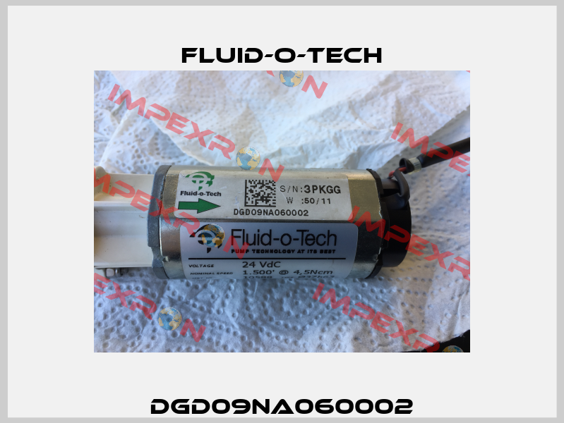 DGD09NA060002 Fluid-O-Tech