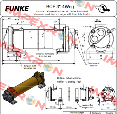BCF 304-B15-4Weg Funke