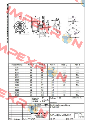 R40-1.0K/50Watt Frizlen