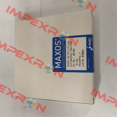 DIN 7080 (125mmX15mm) Maxos