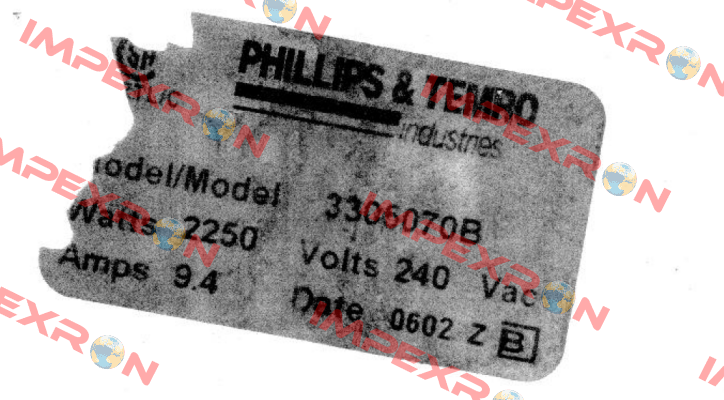 3305070B Phillips-Temro