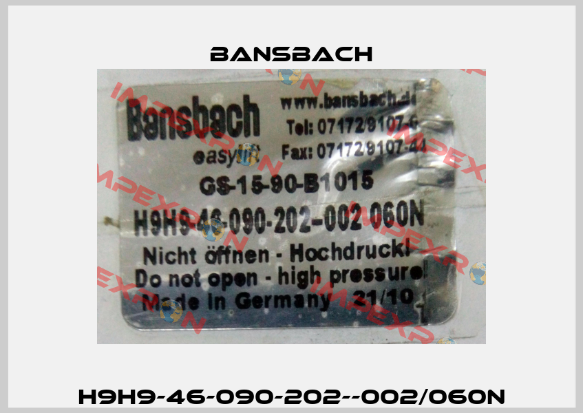 H9H9-46-090-202--002/060N Bansbach