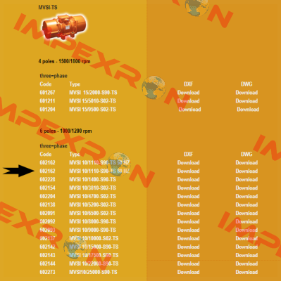 MVSI-10/1110-S90 obsolete, replaced by MVSI 10/1110-S08 Italvibras