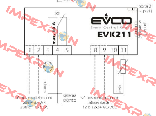 EVK211N7VXBS  EVCO - Every Control