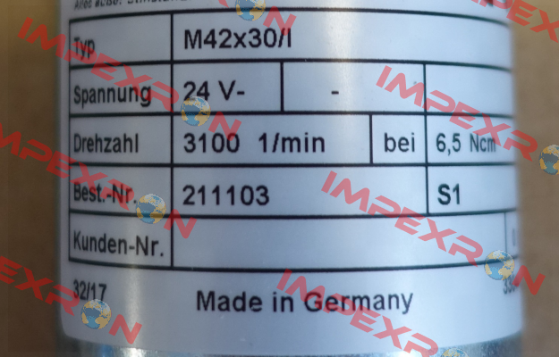 MG-GM42X30I(nom.speed 3100/min)  Fluid-O-Tech