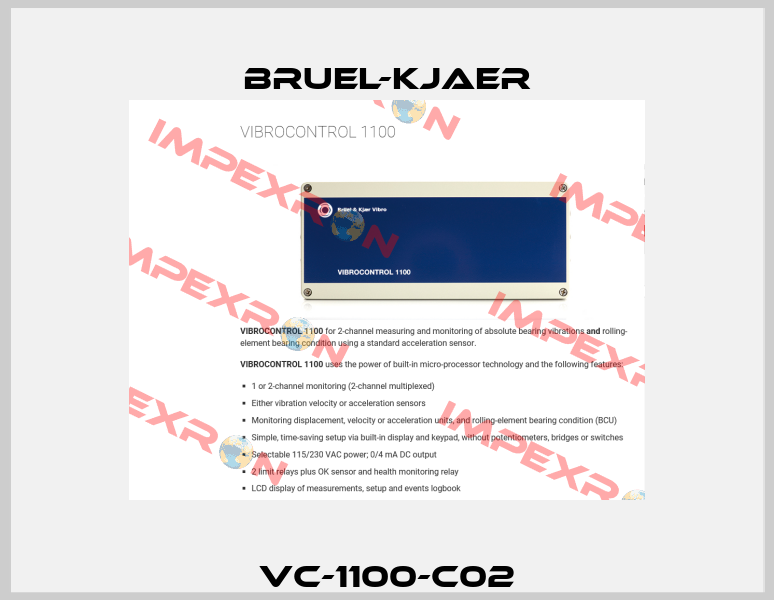VC-1100-C02 Bruel-Kjaer