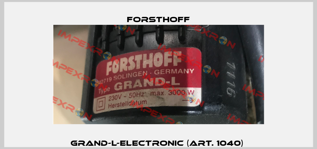GRAND-L-electronic (Art. 1040)  Forsthoff