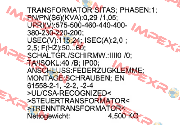 TAM4396-OEG50-OFS1  Mdexx