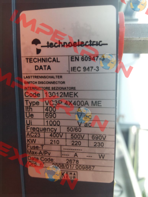 13012MEK  Technoelectric